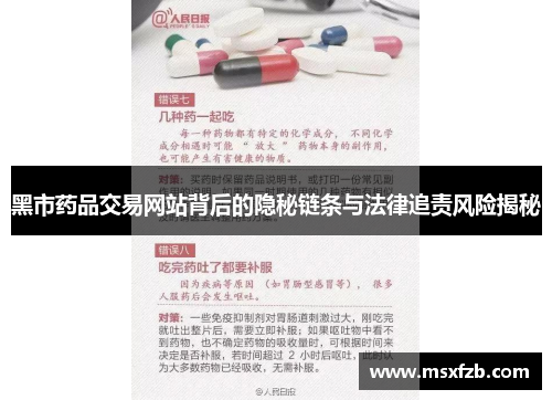 黑市药品交易网站背后的隐秘链条与法律追责风险揭秘
